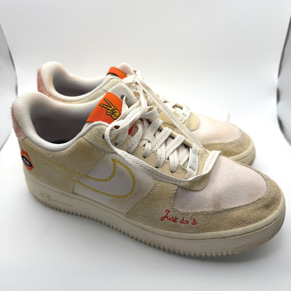 Women's NIKE AIR FORCE 1 Rock N Roll Low QS Sneakers Shoe Suede Y2K SZ 8